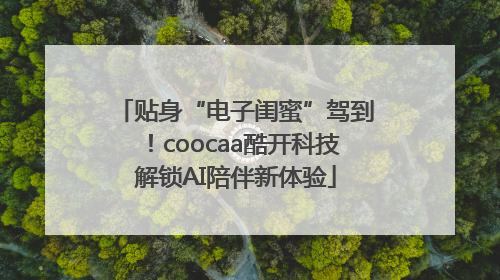 贴身“电子闺蜜”驾到！coocaa酷开科技解锁AI陪伴新体验