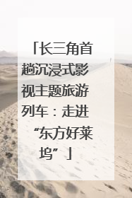 长三角首趟沉浸式影视主题旅游列车：走进“东方好莱坞”