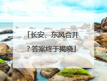 长安、东风合并？答案终于揭晓
