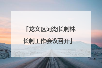 龙文区河湖长制林长制工作会议召开