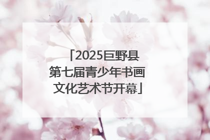 2025巨野县第七届青少年书画文化艺术节开幕