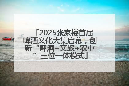 2025张家楼首届啤酒文化大集启幕，创新“啤酒+文旅+农业”三位一体模式